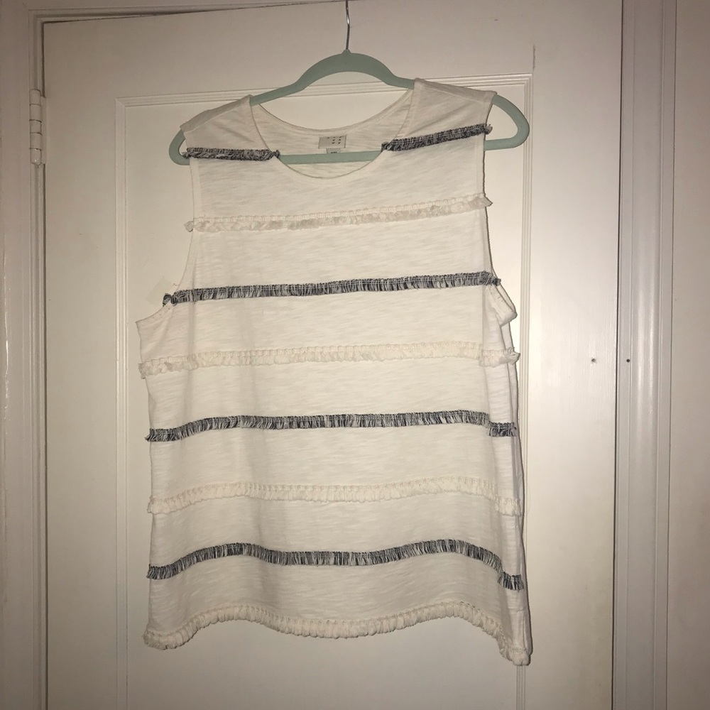 Fringe tank top